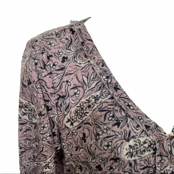 WILLIAM RAST Purple Long Sleeve Knit Top Size M - Picture 3 of 9